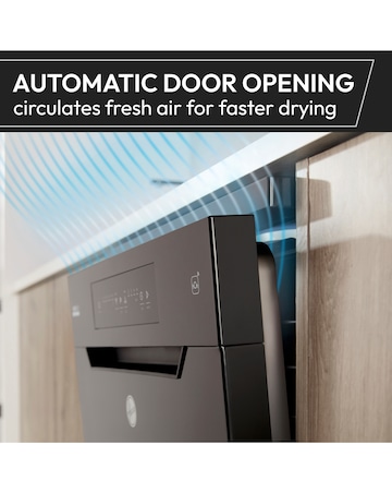 Install - Hoover H-Dish 500 HF0C3SB0FX-80 10 Pl Slim WiFi Dishwash Stain Steel