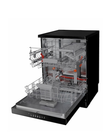 Hotpoint HFC3C26WCBUK Full Size Dishwasher - 14 Place Settings - Black