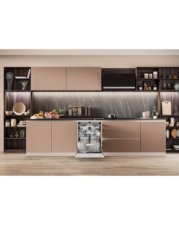 Hotpoint Maxi Space H7F HS41 UK Full Size Dishwasher - 15 Place Settings - White