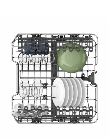 Hotpoint Maxi Space H7F HS41 UK Full Size Dishwasher 15 Place White + Install