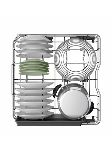 Hotpoint Maxi Space H7F HS41 UK Full Size Dishwasher 15 Place White + Install
