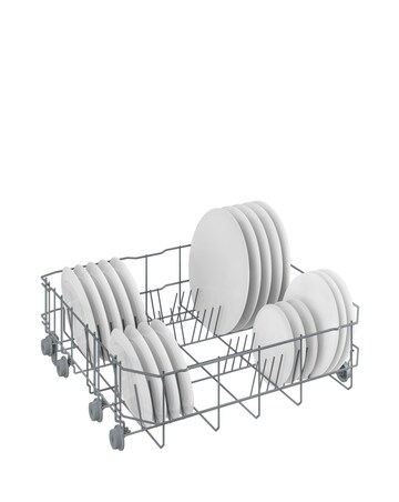 Indesit Push&Go IN2FE13DT9SUK Freestanding Dishwasher 13 Place Silver + Install