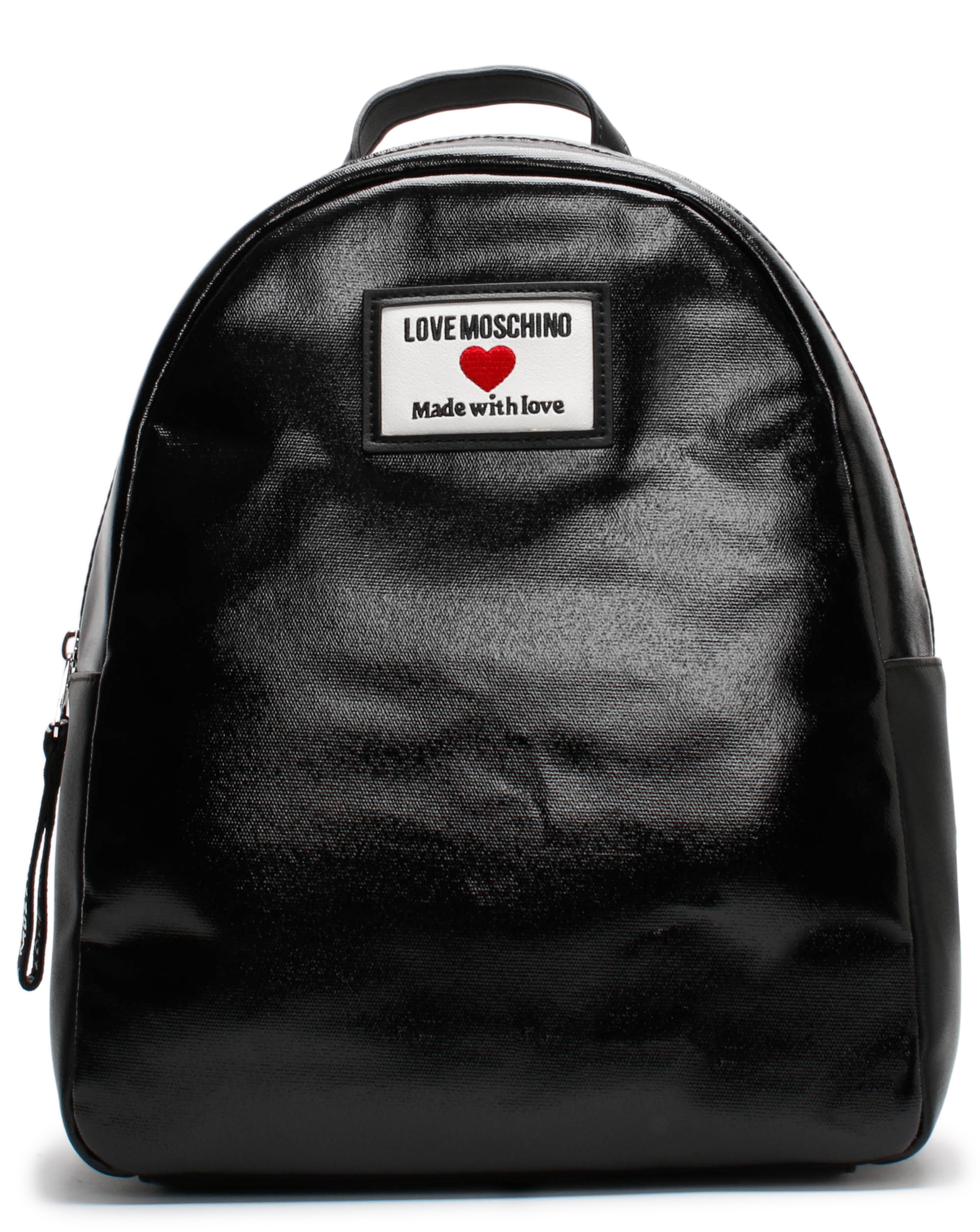Love moschino clearance canvas backpack
