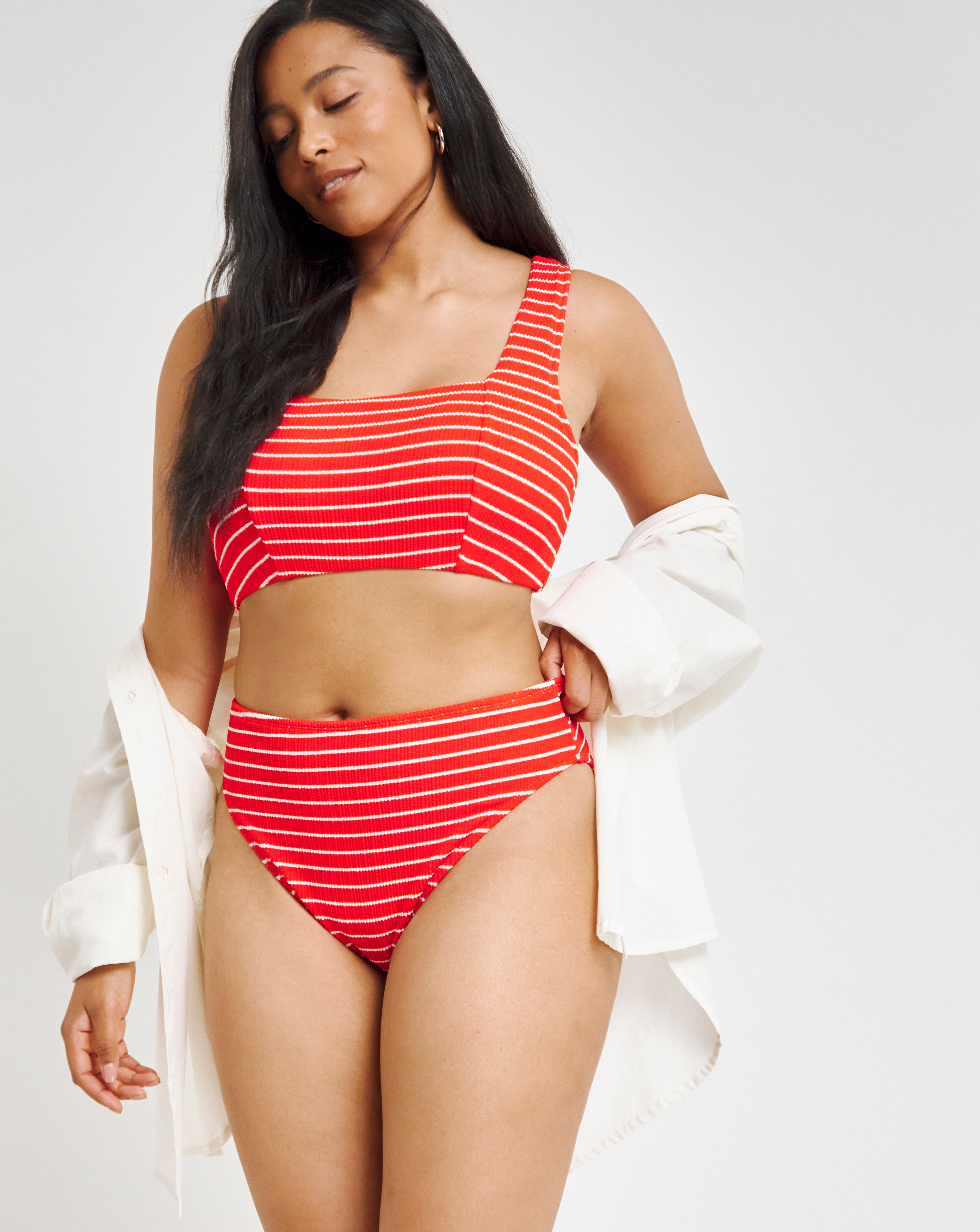 Simply Be Mix and Match Crinkle Bikini Set