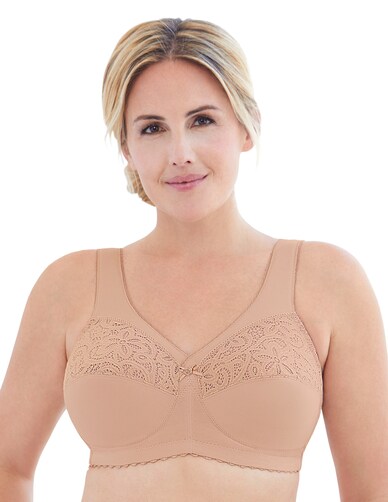 Glamorise Plus Size MagicLift Cotton Support Bra 1001