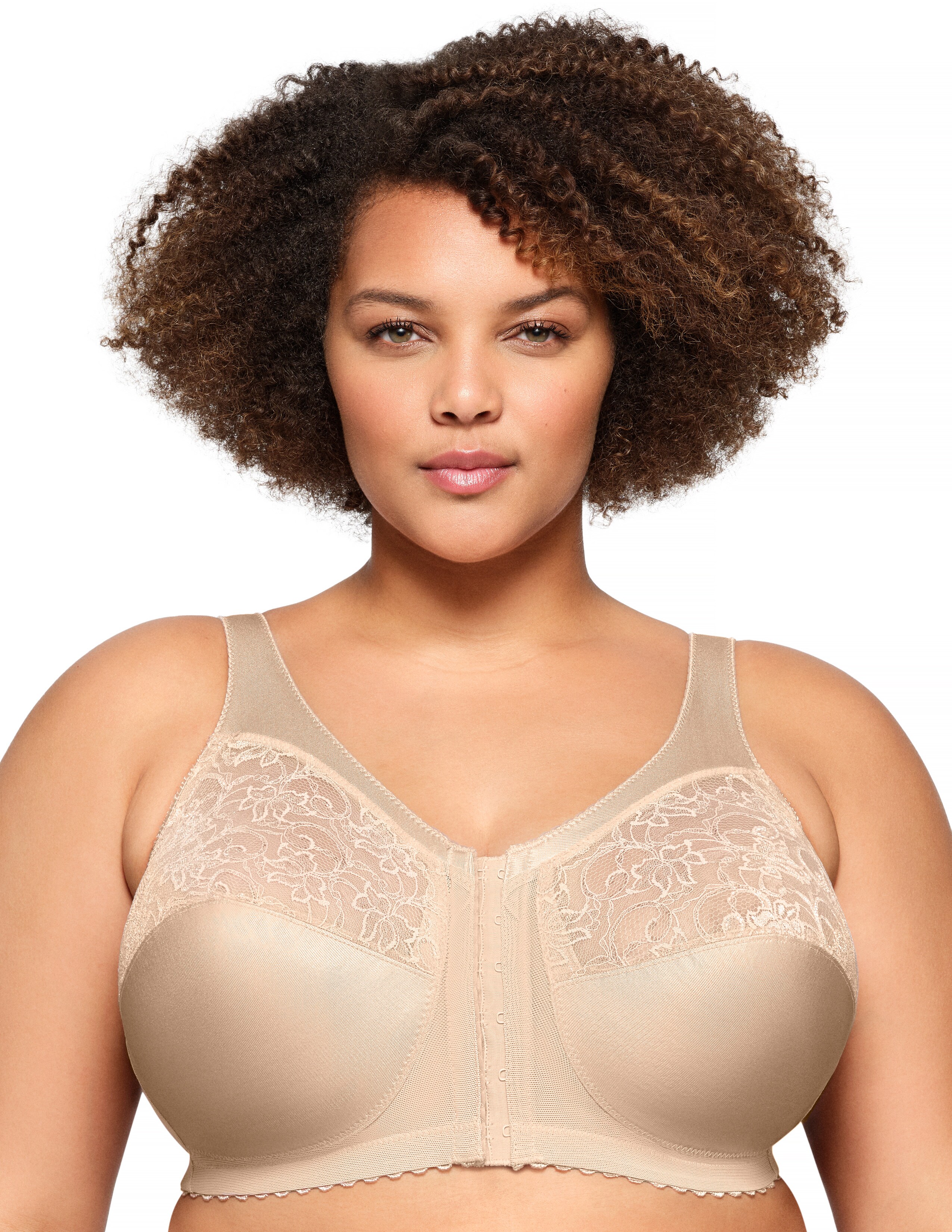 Glamorise Plus Size MagicLift Front-Fastening Bra 1200