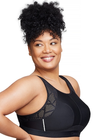 Glamorise Plus Size No-Sweat Mesh Sports Bra 1068