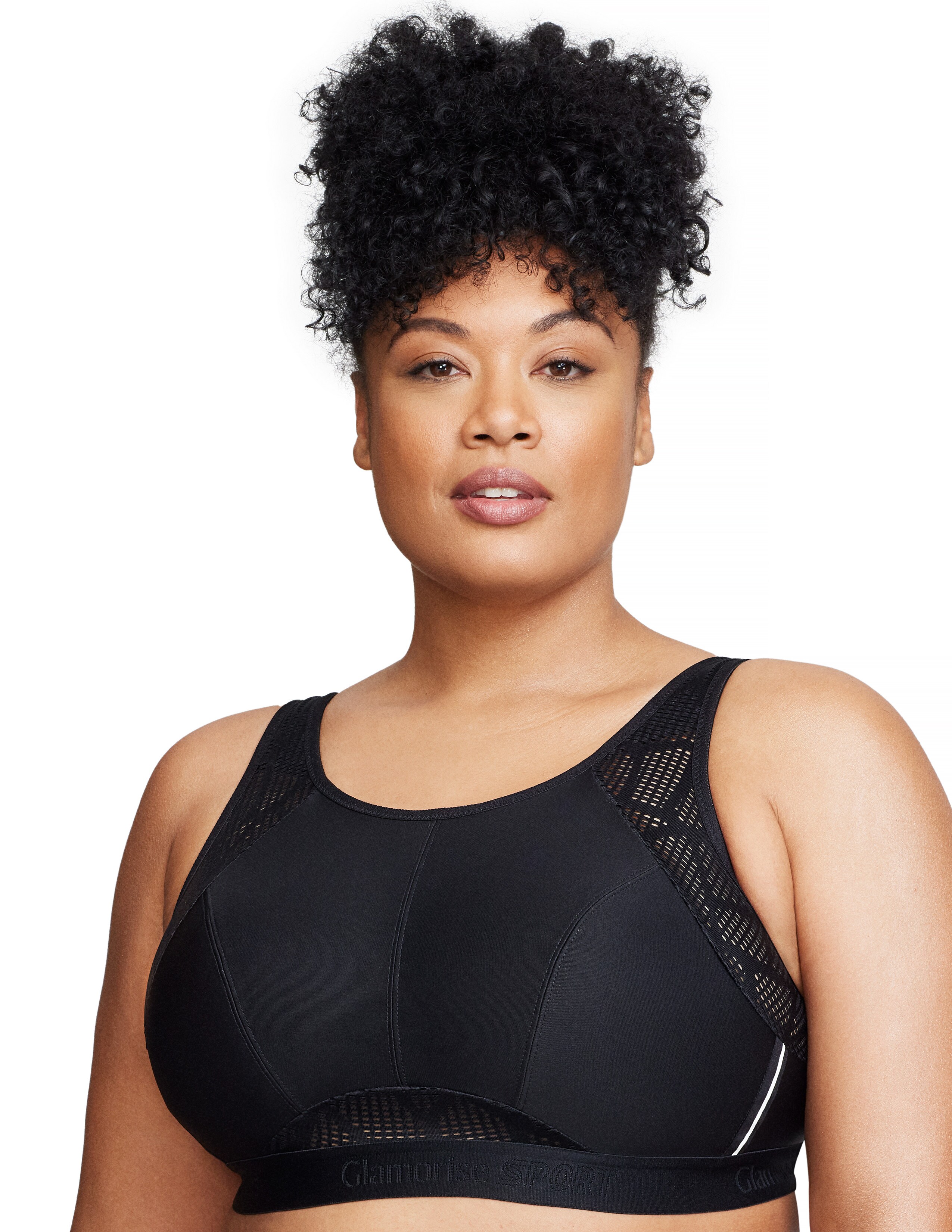 Glamorise Plus Size No-Sweat Mesh Sports Bra 1068