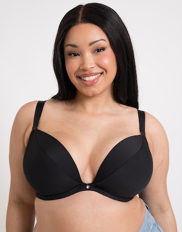 Curvy Kate Superplunge Wired Multiway Padded Plunge Bra Black