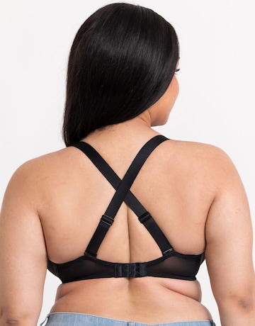Curvy Kate Superplunge Wired Multiway Padded Plunge Bra Black