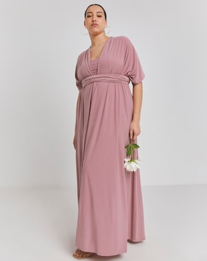 Pink Multi-Ways To Wear Maxi Dress - Image 5