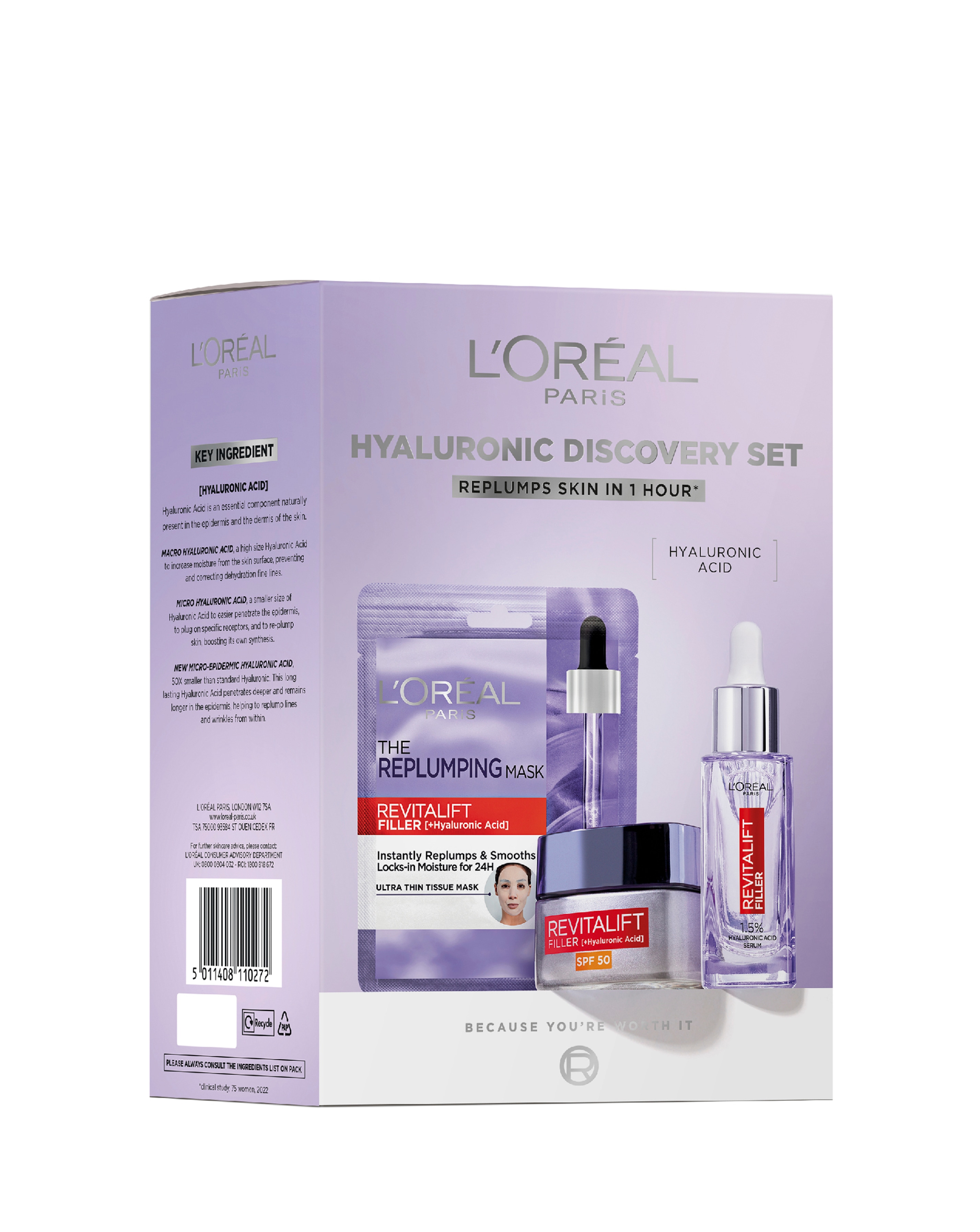 L'Oreal Skin Hyaluronic Discovery Set