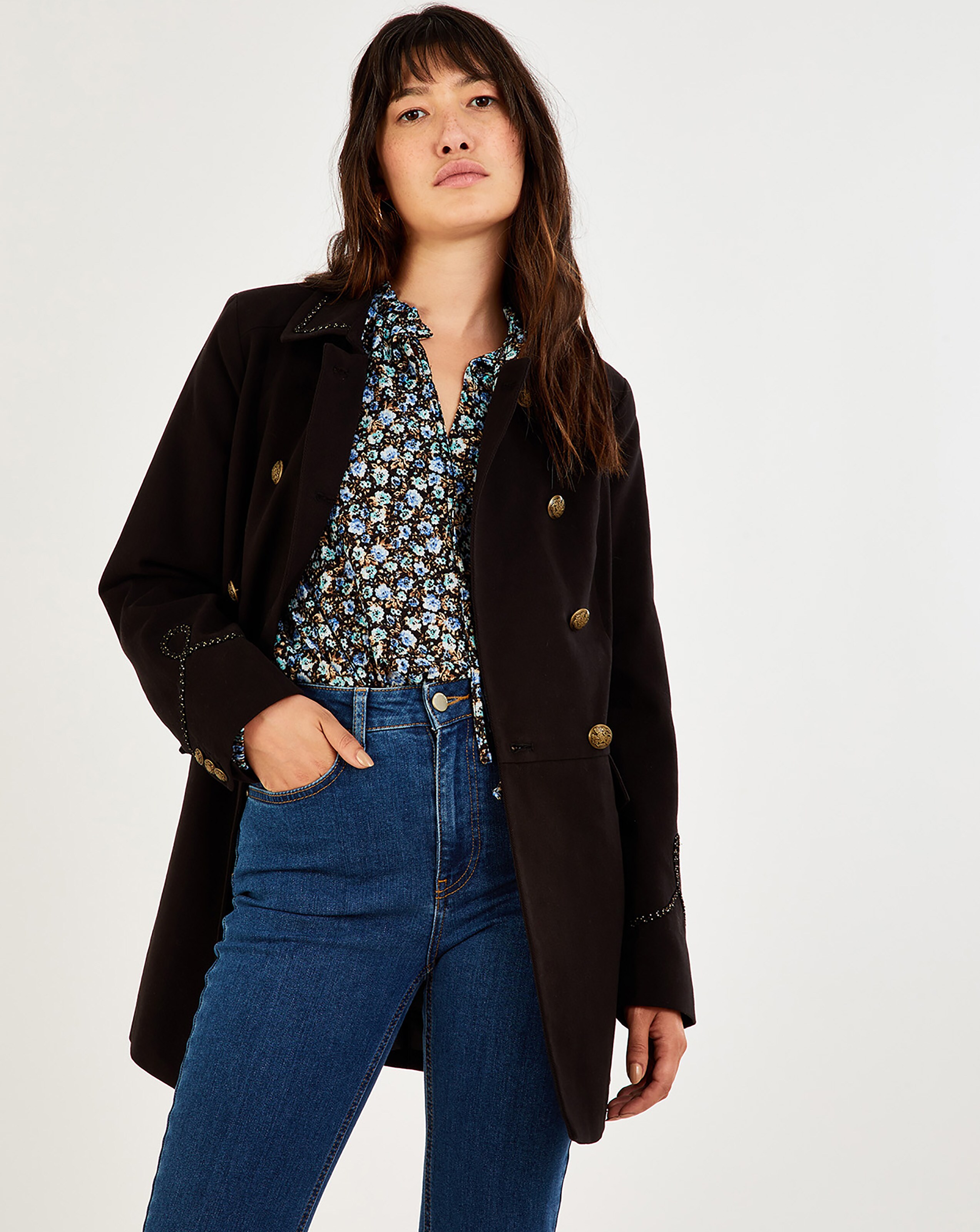 Mila tweed coat on sale