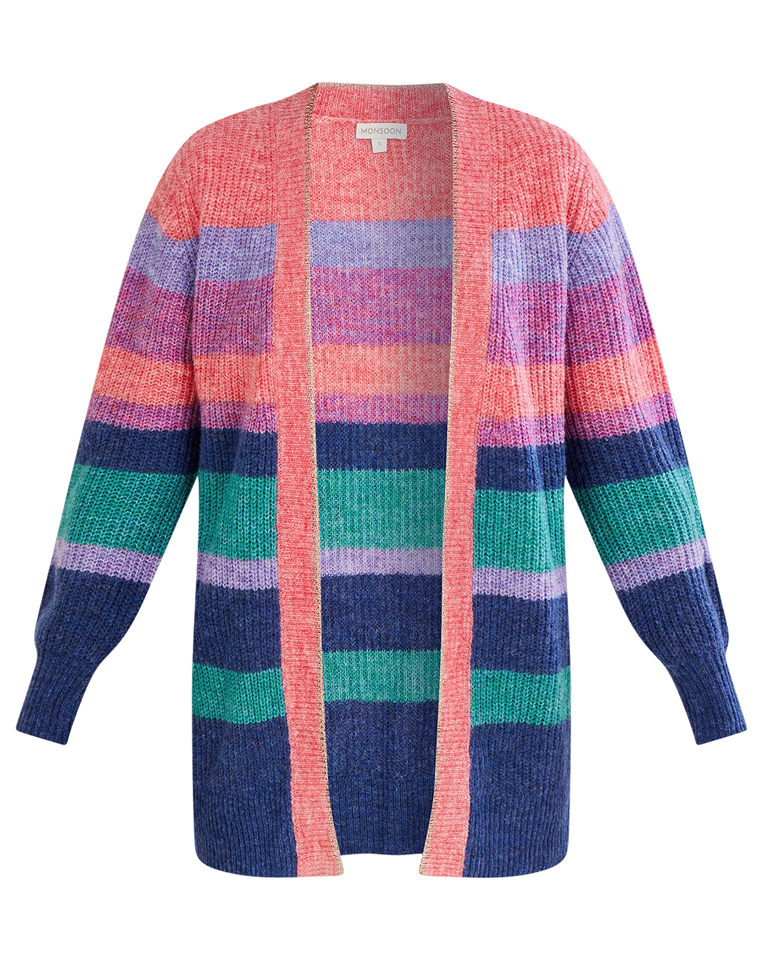 Monsoon Longline Stripe Cardigan 