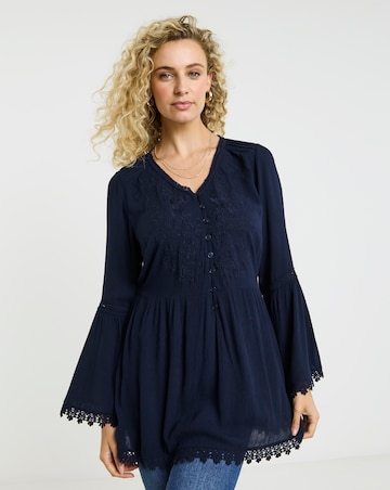 Joe Browns Ever So Pretty Embroidered Tunic Top