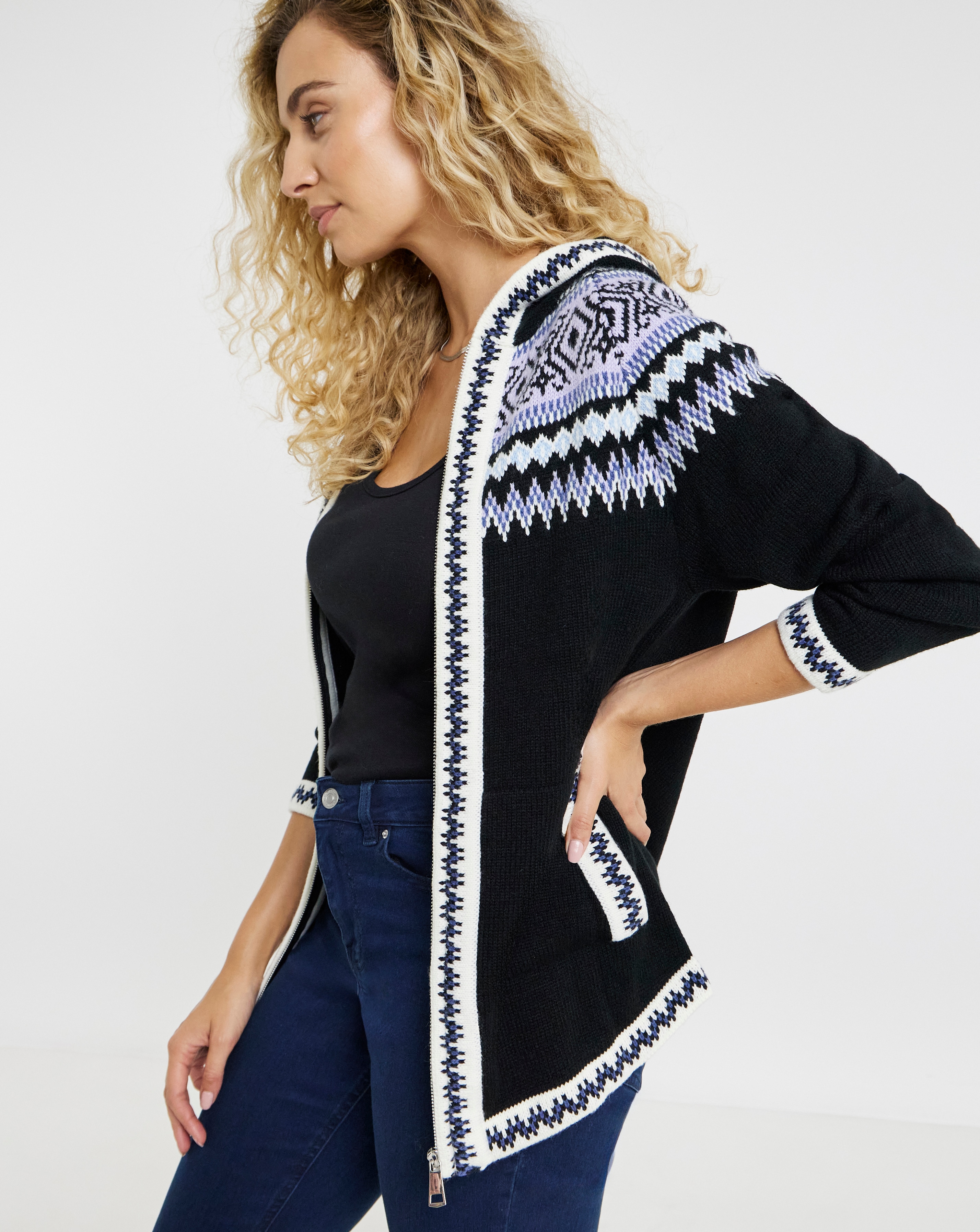 New In - Joe Browns Fabulous Zip Front Jumper