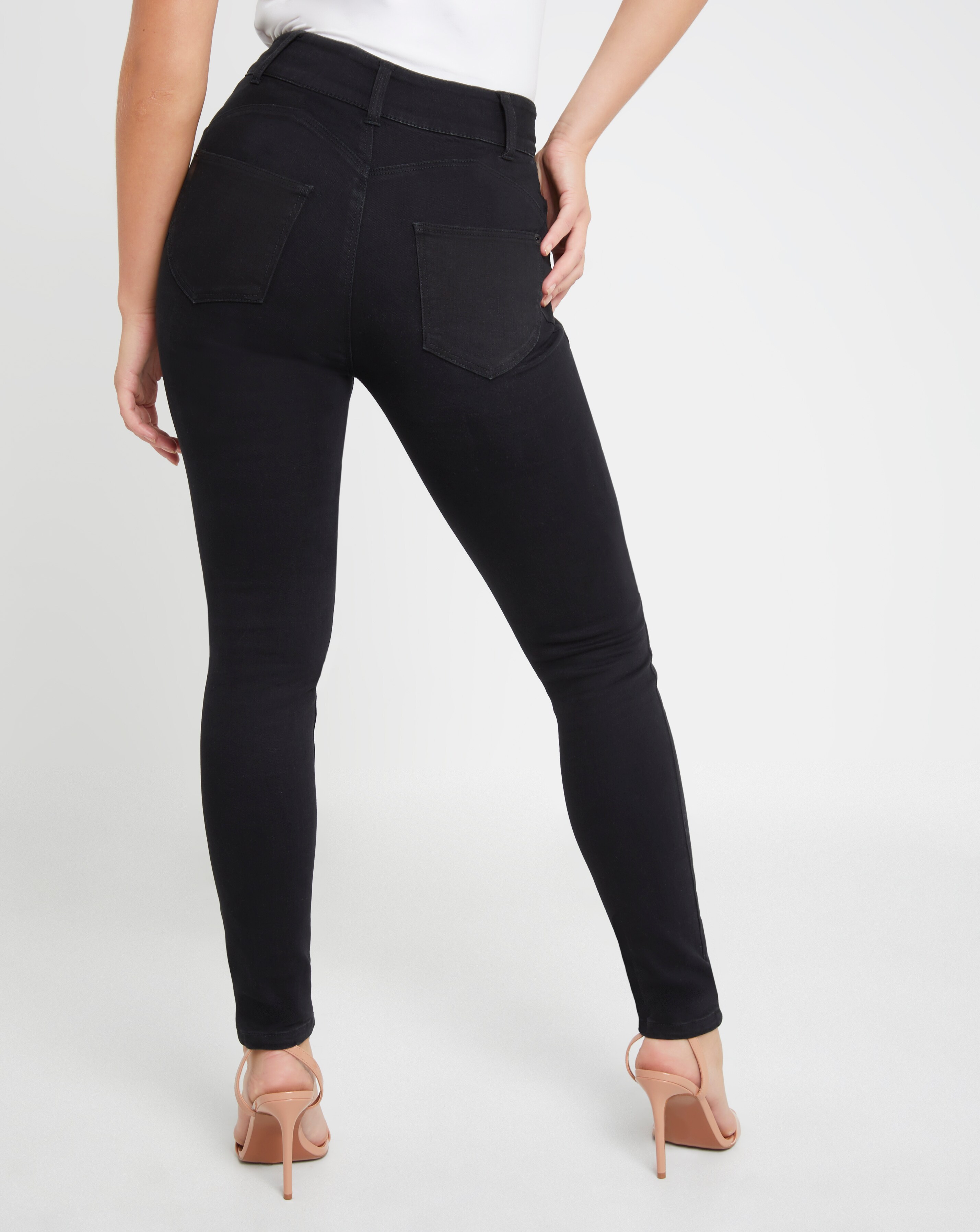 black skinny jeans women