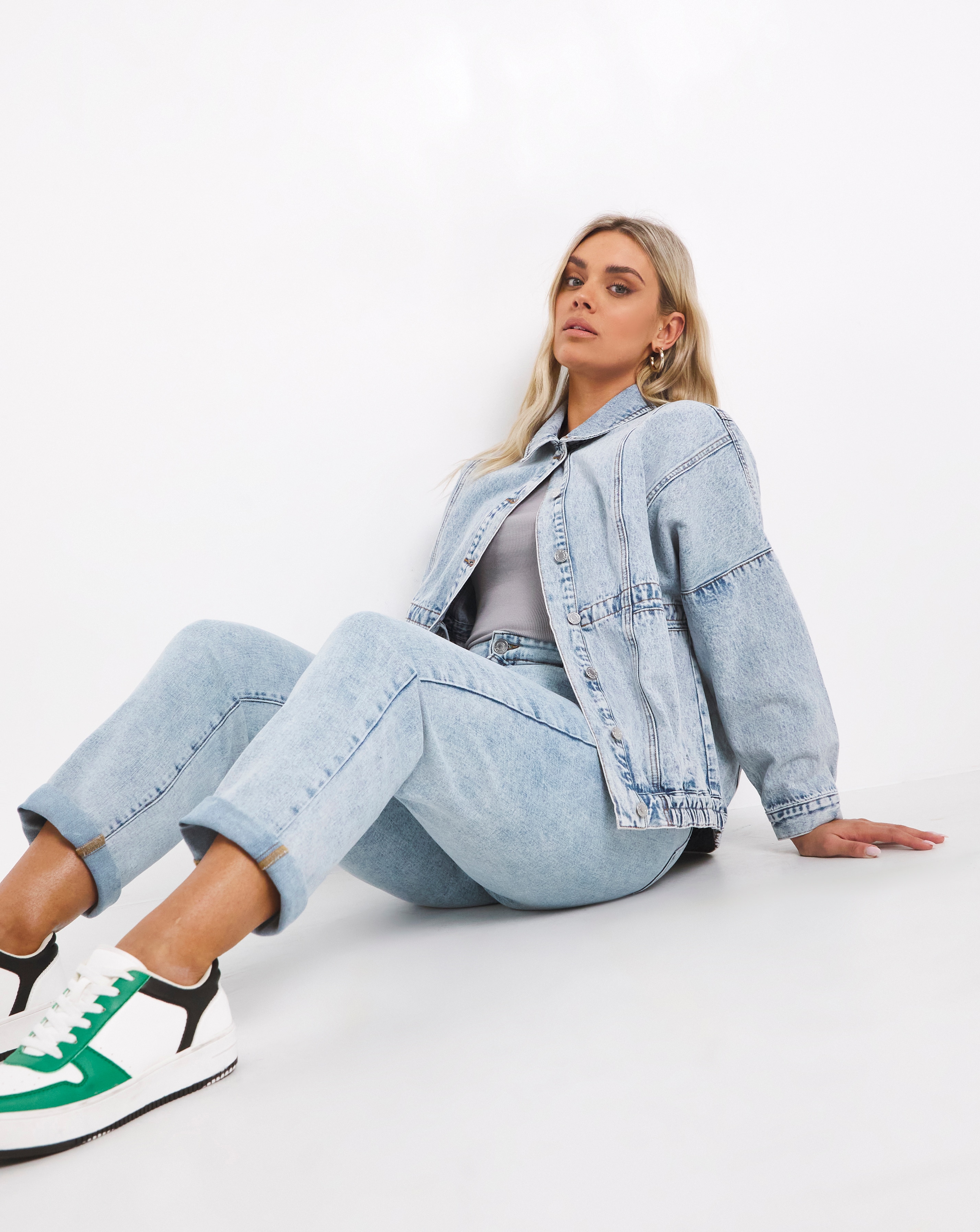 Bleachwash Girlfriend Denim Jacket 