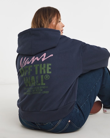 VANS Ladywell Retro Zip Cropped Hoodie