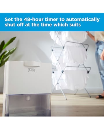 Black & Decker 3.2L Smart Dehumidifier & Air Purifier