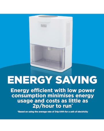 Black & Decker 3.2L Smart Dehumidifier & Air Purifier