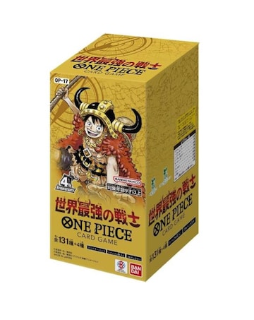 One Piece (TCG): The Worlds strongest warriors  OP-17  - Japanese Language