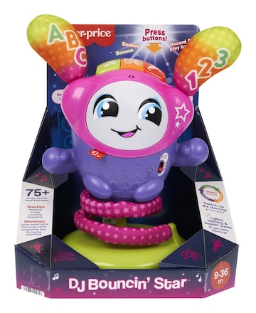 Fisher Price DJ Bouncin' Star - Pink