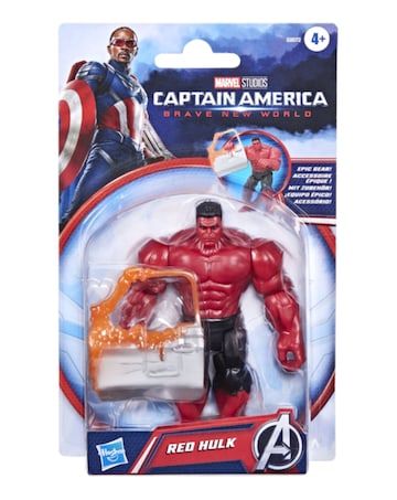 Avengers Captain America 4in Deluxe Red Hulk