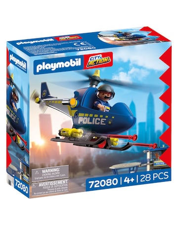 Playmobil Police Helicopter Set