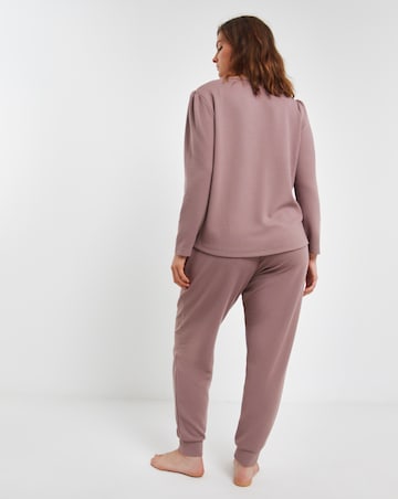 Supersoft Henley Waffle Pyjama Set