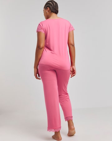 Figleaves Camelia Lace Detail Pyjama Set