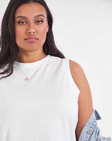 Cotton Relaxed Tank Top Vest