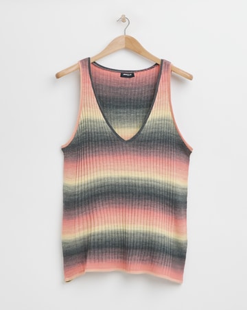 Ribbed Space Dye Vest