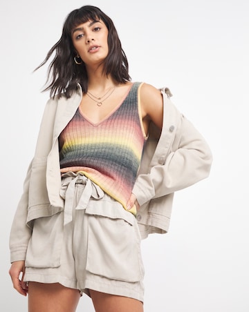 Ribbed Space Dye Vest