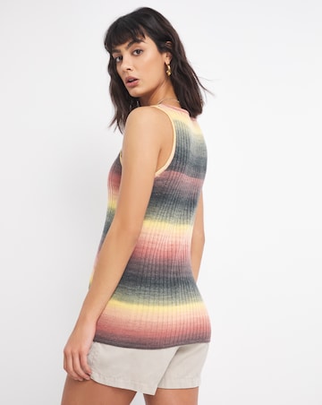 Ribbed Space Dye Vest