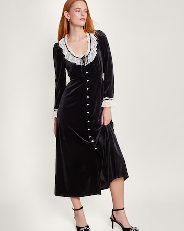 Monsoon Vali Velvet Tea Dress