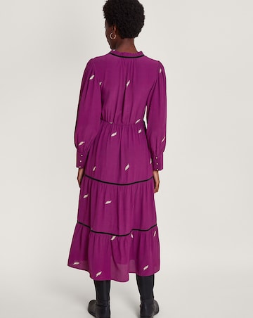 Monsoon Willa Embroidered Shirt Dress