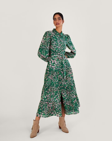Monsoon Gracelynn Feather Shirt Dress