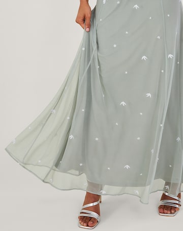 Monsoon Eugiene Embroidered Maxi Dress