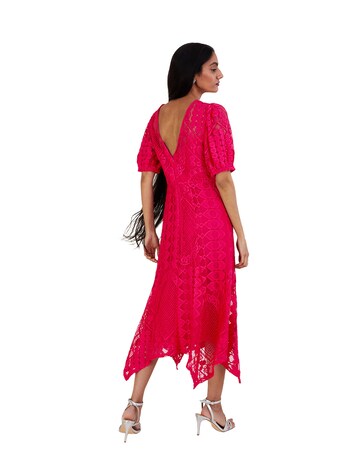 Monsoon Embeth Lace Hanky Hem Dress