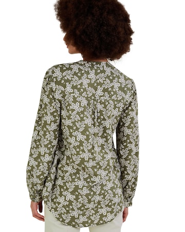 Monsoon Longline Print Pullover Blouse