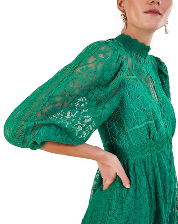 Monsoon Rhea Lace Shirt Dress