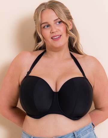 Curvy Kate Luxe Strapless Bra Jet Black