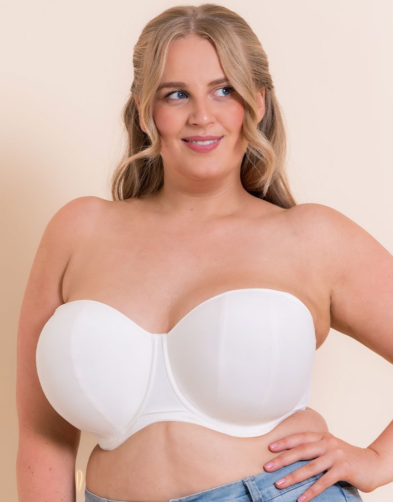 Curvy Kate Luxe Strapless Bra Pearl Ivory