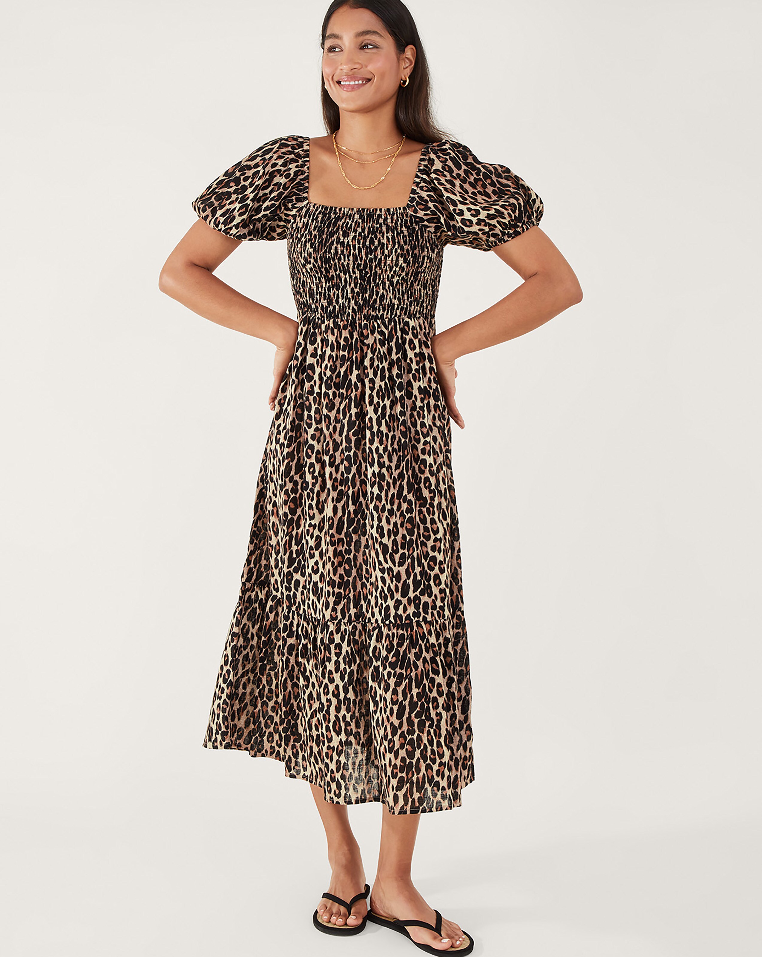 Simply be animal print dress hotsell