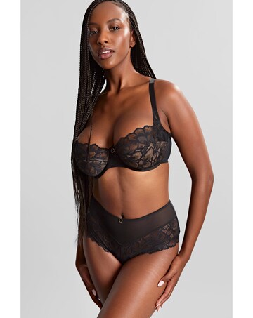Panache Allure Balcony Wired Bra Black/Latte