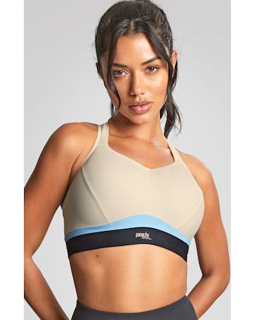 Panache Boundless High Impact Non Wired Sports Bra Chalk/Black