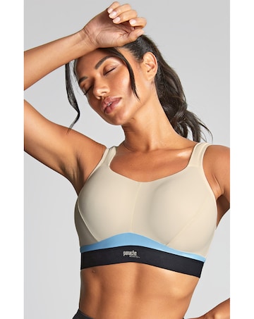 Panache Boundless High Impact Non Wired Sports Bra Chalk/Black