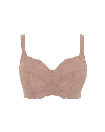 Panache Rocha Lace Full Cup Non Wired Bra Misty Rose