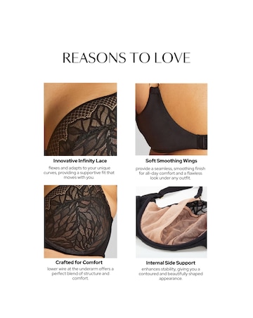 Sculptresse Sophia Black Wired Full Cup Bra